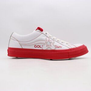 Converse All Star Golf Le Fleur Men's 9 Women's 11 Racing Red White Sneakers